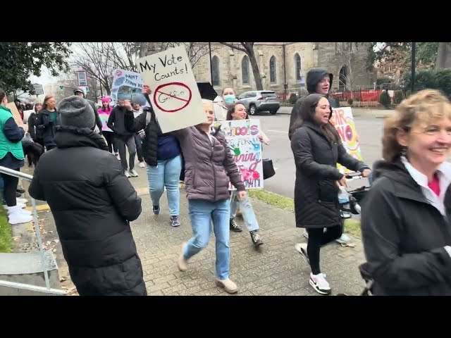 Hundreds Showed Up to March For Womens Rights -The People’s March -Downtown Raleigh NC