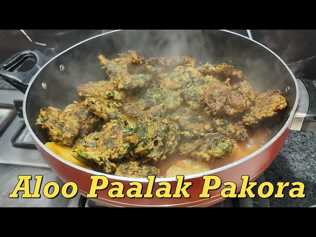 How to make Aloo Palak pakora jhatpat recipe in unique Style