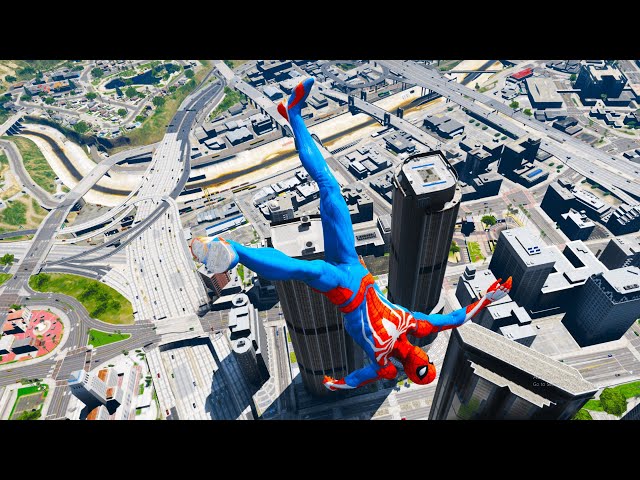 GTA 5 Epic Ragdolls/Spiderman Compilation With GTA Progressive (GTA 5, Euphoria Physics) #11