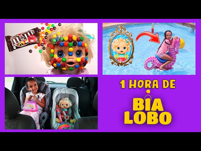 Bia Lobo 1 Hora de Video Com Clarabela