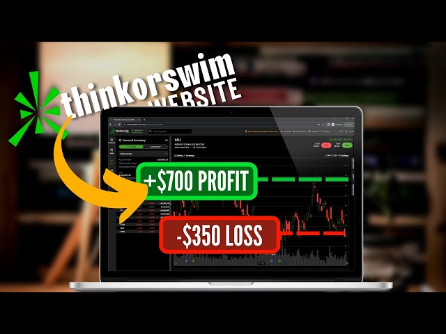 ThinkorSwim Web OCO Bracket Order Tutorial (Step-by-Step Tutorial)