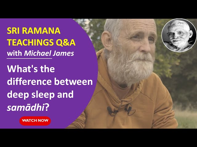 What's the difference between deep sleep and 𝘴𝘢𝘮ā𝘥𝘩𝘪?