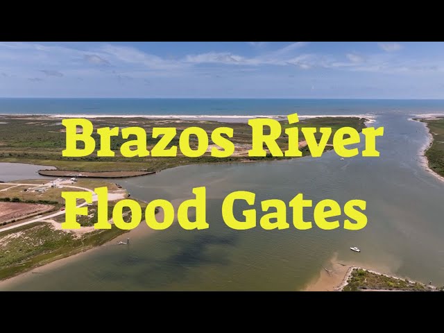 Marvels of Engineering: Exploring the Brazos River Flood Gates from Above with a Drone