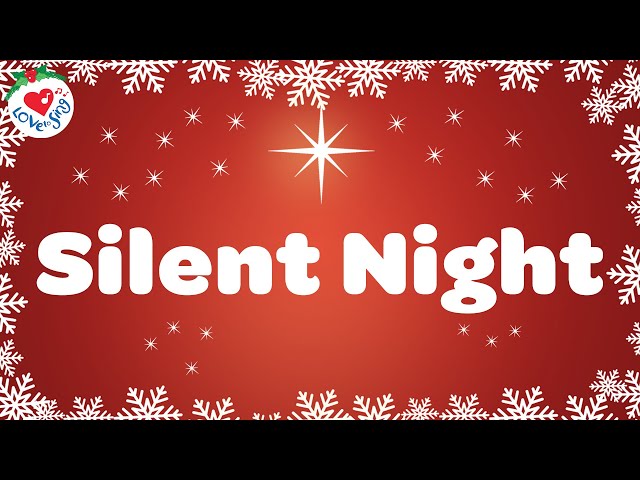 Silent Night with Lyrics 🎄 Christmas Songs and Carols