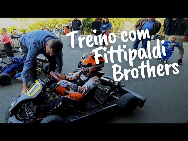 Treino livre do Davi no Fittipaldi Brothers no Speedway com Pedro Jacob