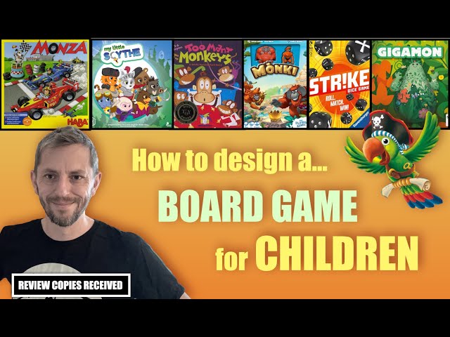 How to design a board game for CHILDREN *Top 10 Mechanisms*