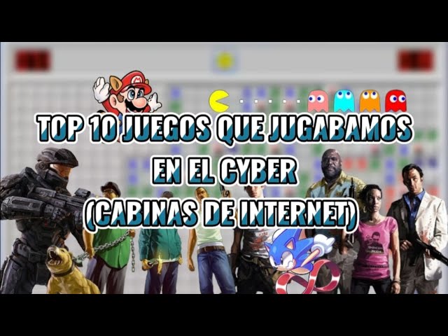 ✅ TOP 10 JUEGOS QUE JUGÁBAMOS EN EL CYBER | Ander29