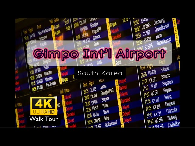 Gimpo 🇰🇷 Int’l Airport South Korea| 2xFF| Airport walk tour | AngeloTours