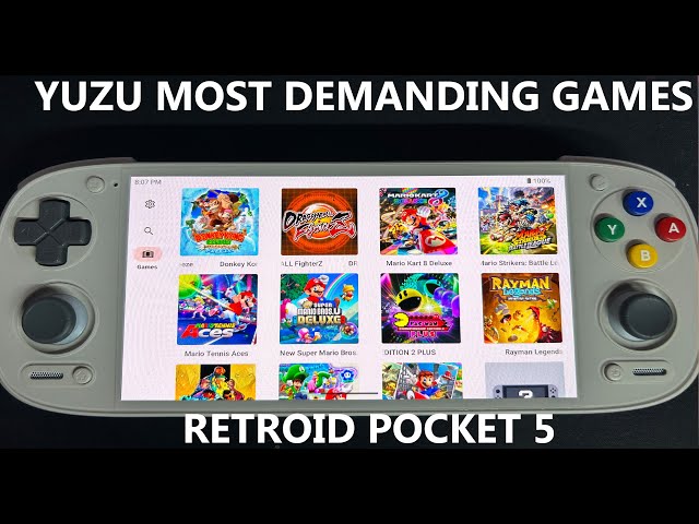 RETROID POCKET 5 : New Yuzu King Playing Most Demanding Games