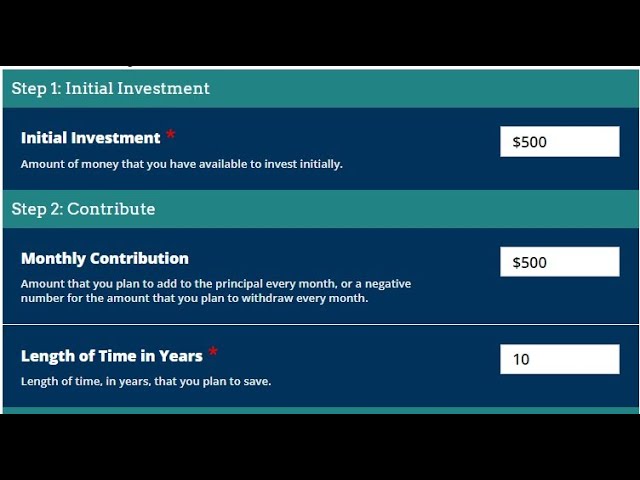 How to calculate compound interest online