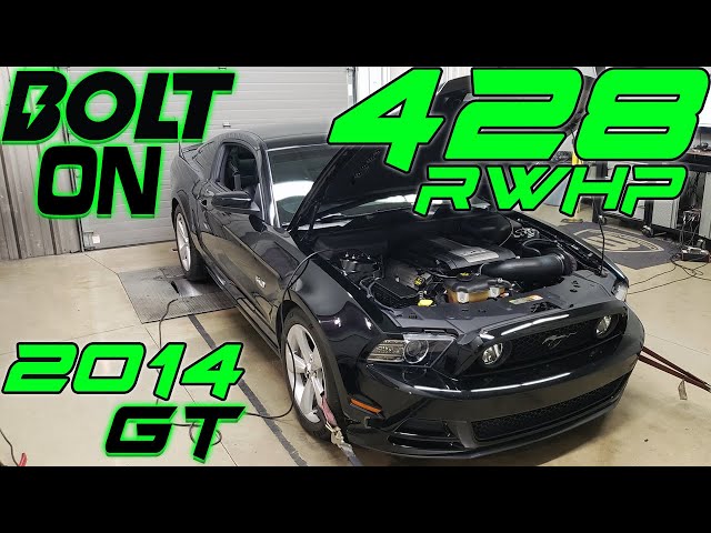 2014 Mustang GT (BUDGET BOLT ON PARTS) 428 RWHP at Brenspeed 18 Manifold, JLT, Stainless Power