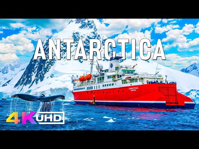 Antarctica – Mesmerizing Ice and Endless Horizons with Soothing Piano Harmony | 4K ULTRA-HD (60 FPS)