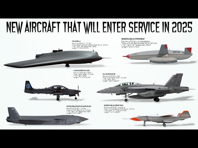 List of Advanced Military Aircraft that will enter service in 2025