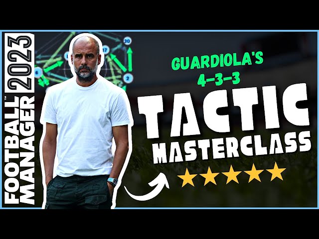 Pep Guardiola FM23 Tactic | 433 Masterclass | Haaland 77 Goals | Football Manager 2023