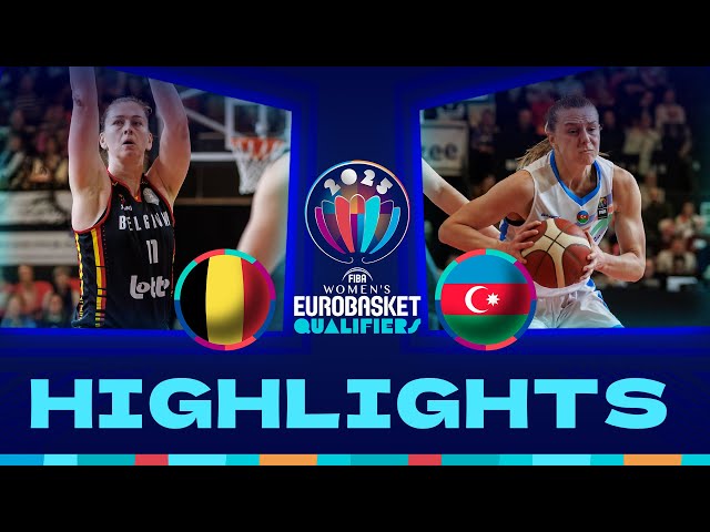 Belgium v Azerbaijan | Full Game Highlights | FIBA #EuroBasketWomen 2025 Qualifiers