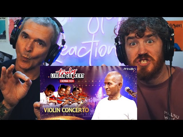 Violin Concerto | Maestro Ilaiyaraaja's Truly Live in Concert - Chennai | REACTION!!