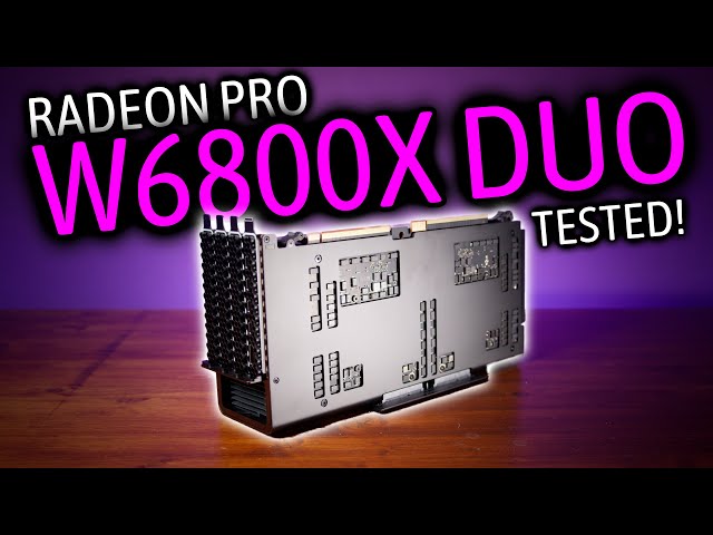 Apple Radeon Pro W6800X DUO TESTED - SHOCKING RESULTS!