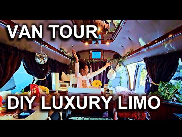 VAN TOUR: A LUXURY LIMO!!!