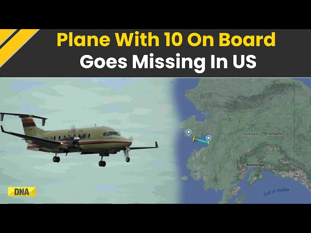 US Plane With 10 On Board Goes Missing Over Alaska, Massive Search Operation Underway | World News