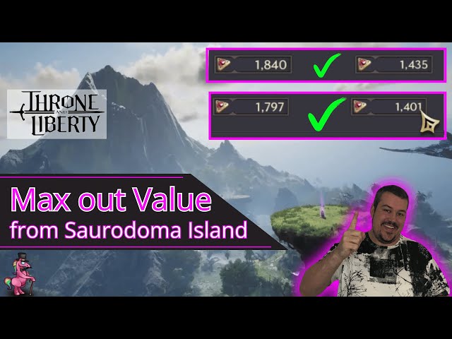 Saurodoma Island Farm Guide | Earn tons of Lucent | Throne and Liberty Global Release