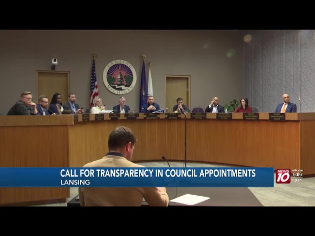 Lansing City council president asks mayor for more transparency