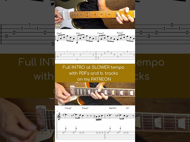 🎸Still got the blues, INTRO, Gary Moore, Video lesson, PDFs and b. tracks on my PATREON👇