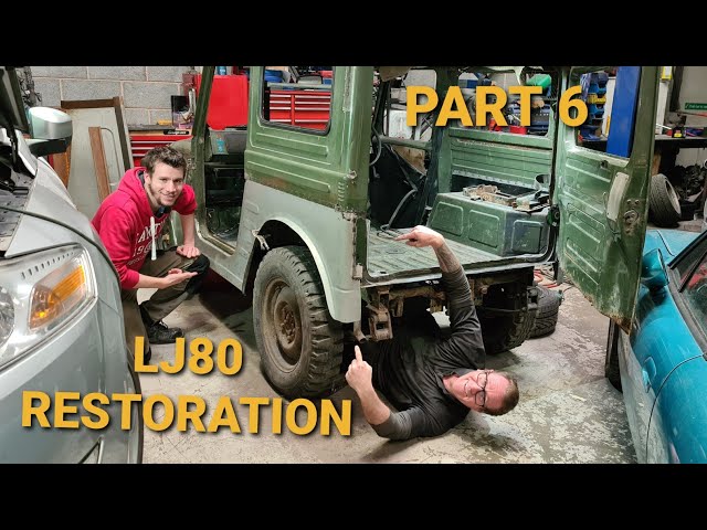 Suzuki LJ80 Restoration Part 6 - Welding the Sill, Rear Quarter Panel and Inner Arch in Place