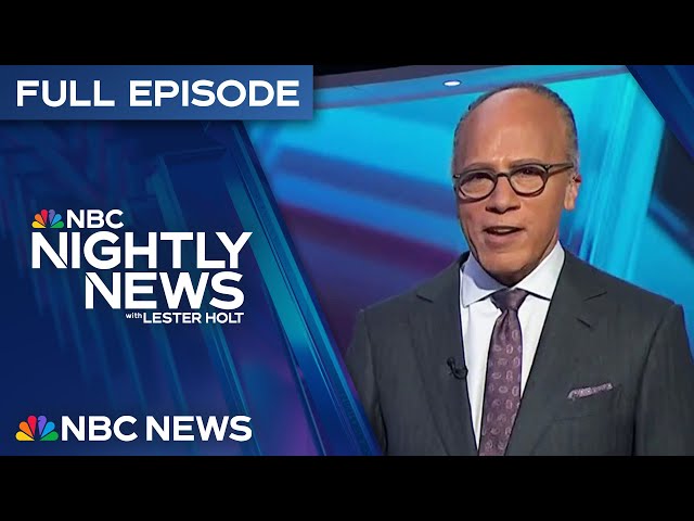 Nightly News Full Episode - Jan. 24