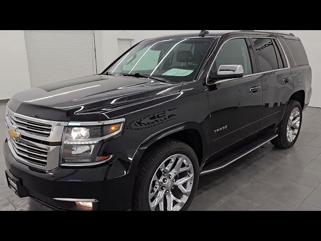 2017 CHEVROLET TAHOE PREMIER QUADS THIRD NAV MOON BLACK 4K WALKAROUND 14985ZB