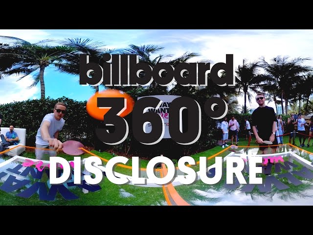 Disclosure plays ping pong | 360 VIDEO @ ULTRA 2016 VR experience