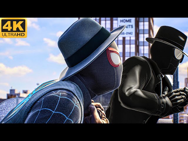 Peaky Spiders fight sandman 4K HDR Spiderman 2 Ps5 Slim