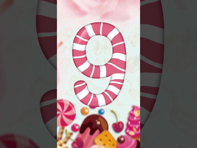 9 to Zero Sweet Candy #countdown #timer #shorts