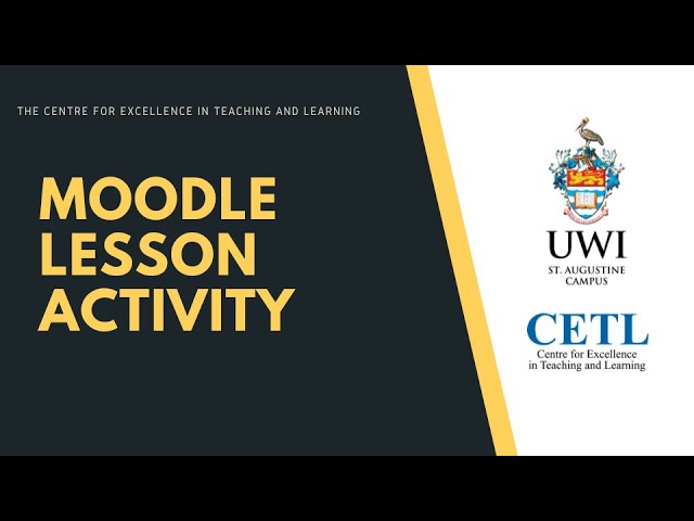 Moodle Lessons (Introduction)