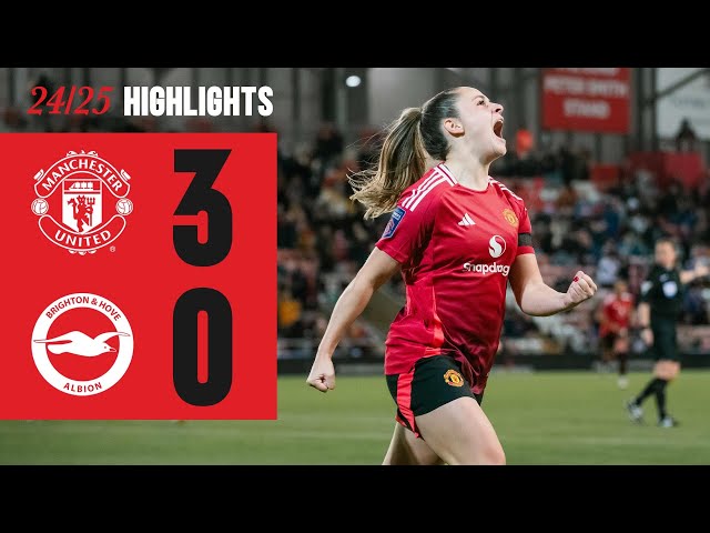 3️⃣ Goals, 3️⃣ Points 🤩 | Man Utd 3-0 Brighton | Highlights