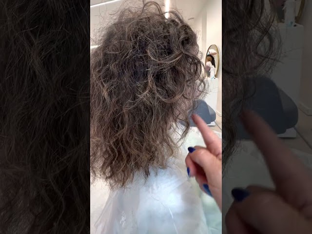 😱 ¡Esto es lo que ocurre cuando cortamos el CABELLO RIZADO en MOJADO!