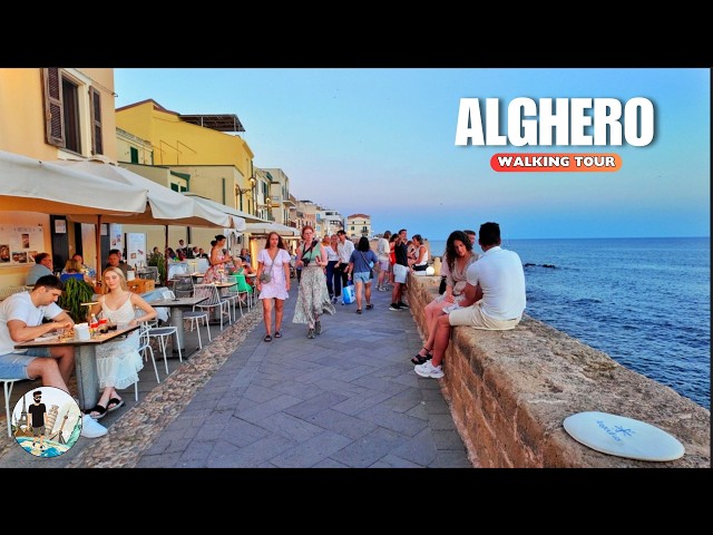 Sardinia's Hidden Gem | Virtual Walking Tour of Alghero Old Town [4K]