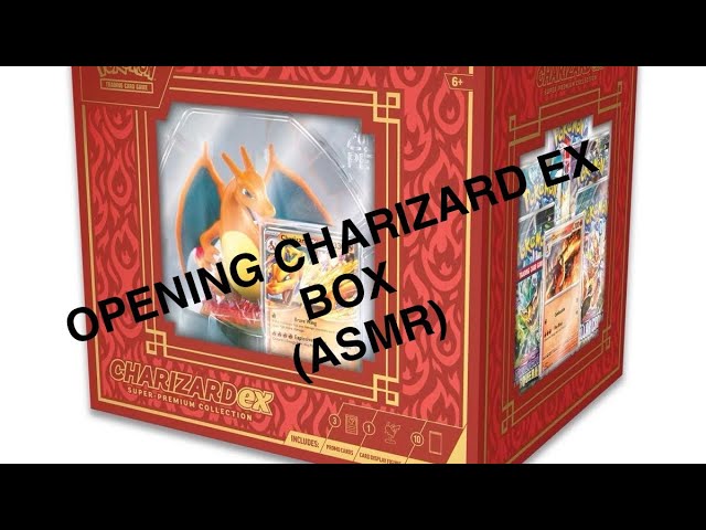 OPENING CHARIZARD EX SUPER PREMIUM COLLECTION BOX (ASMR)