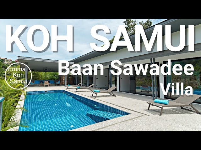 Koh Samui villa rental - Baan Sawadee villa - walk to the beach