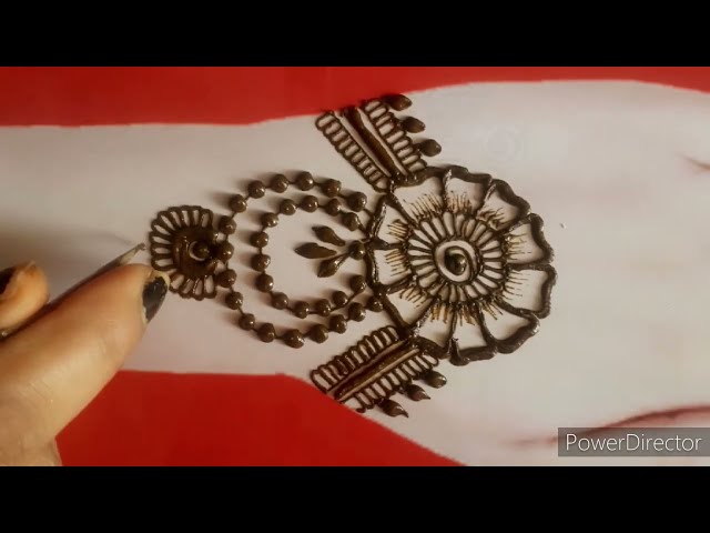 New Easy Flower Mehendi Design😍 | Back Hand Arebic Mehendi Design | Wedding special Mehendi💕 |