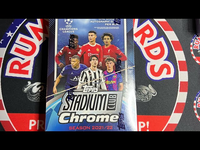 2021-22 Topps Stadium Club Chrome UEFA - G.O.A.T. Parallel and Retired Auto /25!