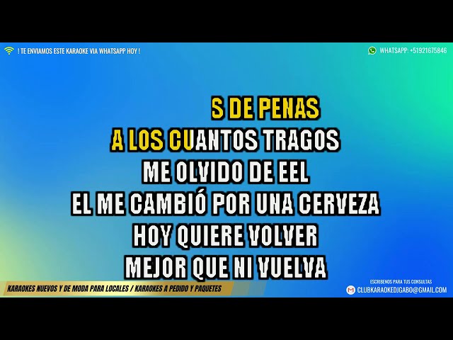 Son del Duke - Mix tu ausencia KARAOKE | HD