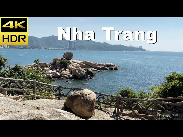 4K HDR | Walking Chong Rock in Nha Trang City | Vietnam 2023 With Spatial Audio