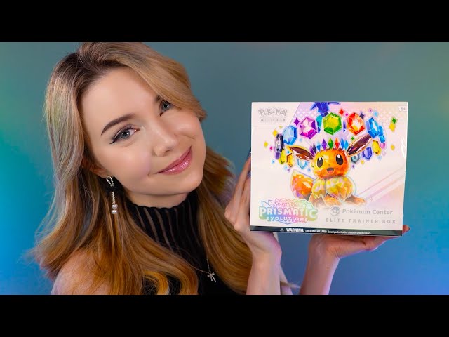 Soft Spoken ASMR | Opening 2 Prismatic Evolution Boxes | Pokemon TCG