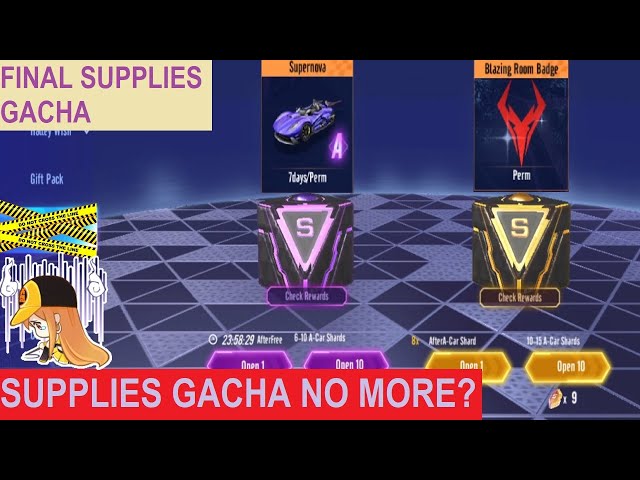 OG Supplies Gacha Closing? Final OG Supplies Gacha Video 【Garena Speed Drifters】