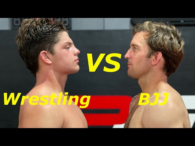 State Champ Wrestler VS BJJ Purple Belt!!  Who Wins!??