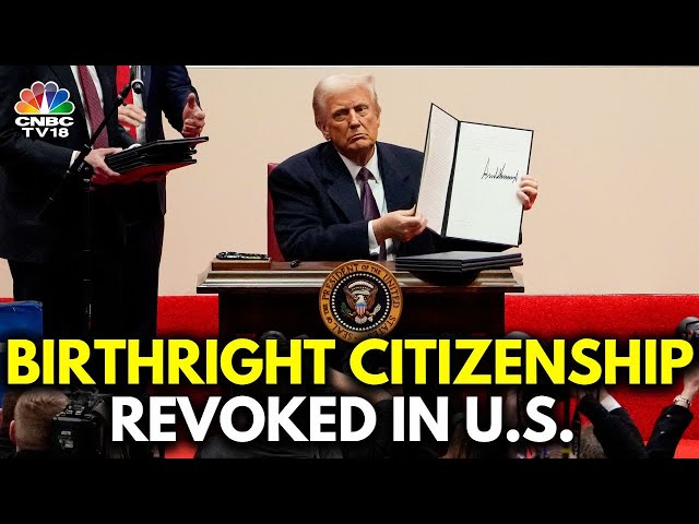 Trump Has Banned US Citizenship By Birth Through An Executive Order As The New President | N18V