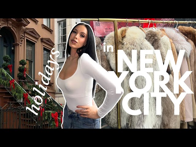 a week in my life living in NYC | holiday edition