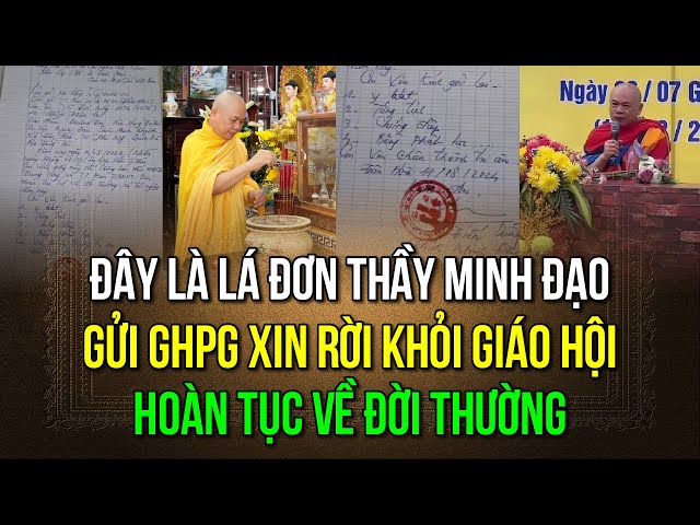 Full video Thầy Minh Đạo nói trước chục ngàn Phật tử về quyết định trọng đại của mình