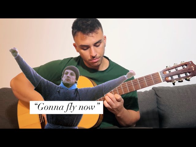 ROCKY THEME - “gonna fly now” ONE GUITAR