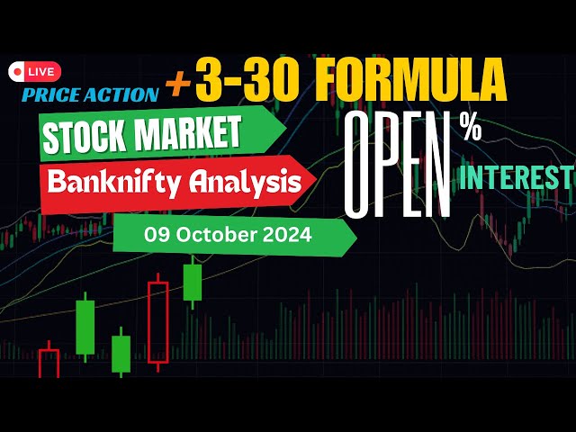 3-30 Formula BankNifty Option Trading Live|9 October|TTT Formula Banknifty| Live Trading #330formula